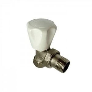 Kalde Köşe Radyatör Vanası PE-X Altı Köşe Volanlı 1/2” / 16 x 2