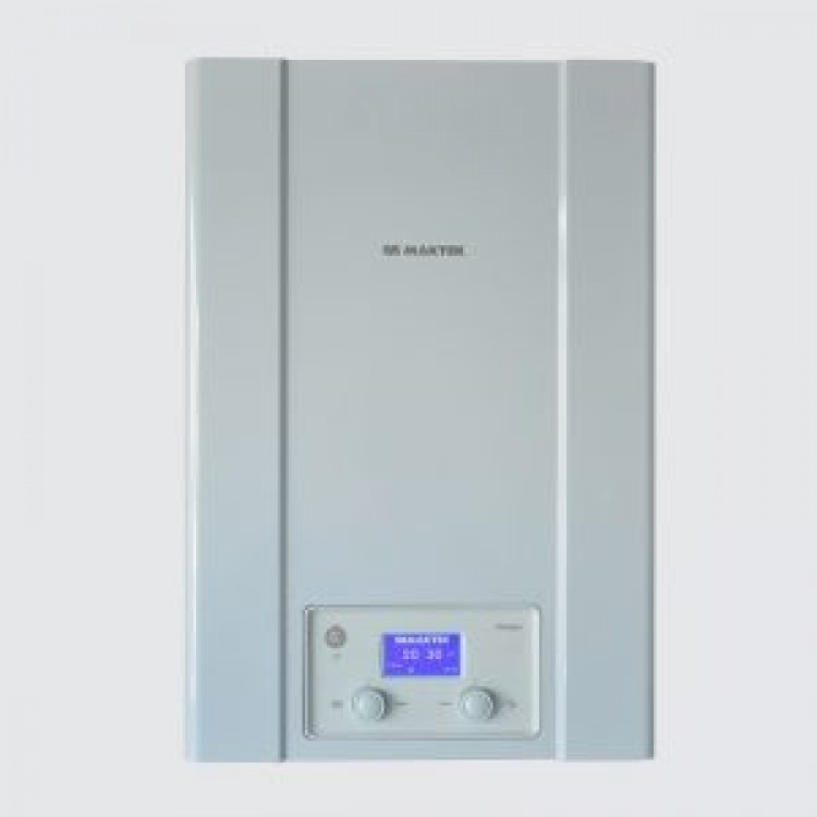 Maktek Omega 12 kW Lcd Ekranlı Ve Termostatlı Elektrikli Kombi Monofaze&Trifaze Sıcak Su + Isıtma 