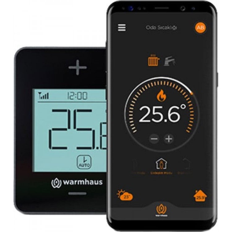 Warmhaus Recowa WiFi Programlanabilir Kablosuz Termostat Warmhaus Recowa WiFi Programlanabilir Kablosuz Termostat